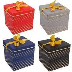 Коробка подарочная Мерцание 15*15*15см, фото №1