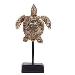 Фигурка декоративная "Черепаха" L12 W6,5 H22,5 см, фото №1