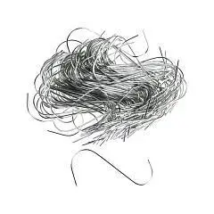 Набор  крючков для ёлочных  украшений, 150 шт, серебристые, 4см., фото №1