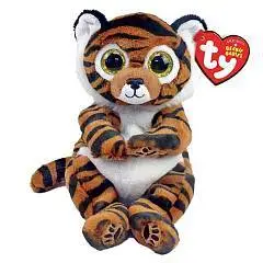 Игрушка мягкая TY Beanie Bellies полосатый тигр CLAWDIA 15см, фото №1
