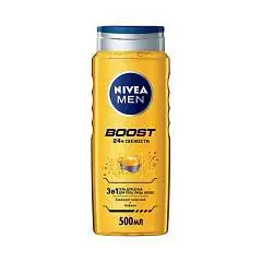 Гель д/д Nivea Men BOOST 3в1 500мл, фото №1