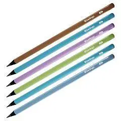 Карандаш ч/г Berlingo "Metallic" HB черное дерево трехгр заточен, фото №1