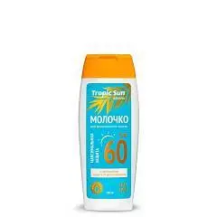 Молочко д/безопасн загара Krassa Tropic Sun Пантенол SPF60 100мл, фото №1