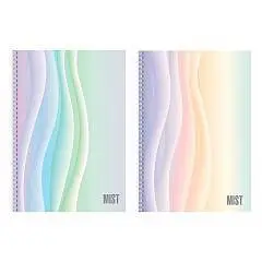 Тетрадь А4 96л кл "Mist-" Soft-touch, фото №1