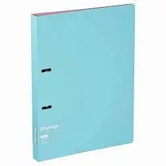 Папка на 2 кольцах Berlingo "Haze" А4, 24мм, голубая, софт-тач, фото №1