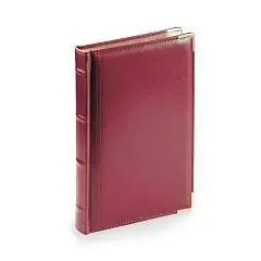 Ежедневник полудат А5+ "BOSS" бордовый, фото №1