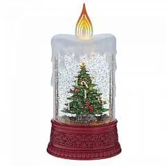 Изделие декор."Свеча"(подсв, муз, вьюга,3хААА, не прилаг) H24,5, фото №1