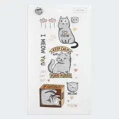 Наклейка для телефона «Котики» 8*14см, фото №1