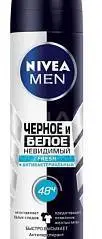Део-спрей Nivea Men Черное и белое extra 150мл, фото №1