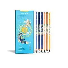 Карандаш чернографитный Deli "Summer Palace" 1шт, ассорти, фото №1