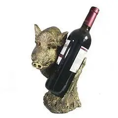 Подставка под бутылку "Кабан" (золото), фото №1