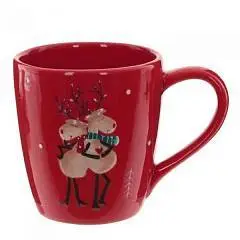 Кружка "Олени" 500 мл 14х10х10,5 см, фото №1