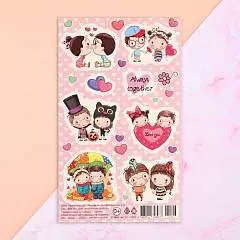 Наклейки "Always together"  9,8*15,9см, фото №1