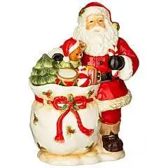 Конфетница  "Дед Мороз" 1000 мл 24*11*17 см, фото №1