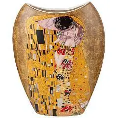 Ваза Lefard "Поцелуй" (г. Климт) 25,5 см, золотая, фото №1