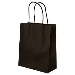 Сумка подарочная "КРАФТ черный  18*23*10см, фото №1