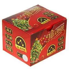 Гирлянда  7 м, нить темная, 180 ламп, 220V,  8 р, т.белый, фото №1