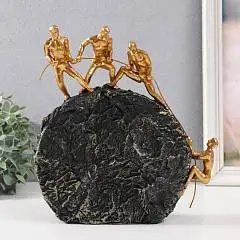 Статуэтка Скалы Сила духа золото 24,5х6,1х26 см, фото №1