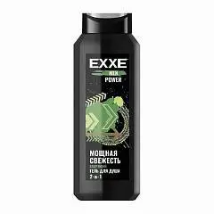 Гель д/душа EXXE MEN 2в1 POWER Бодрящий 400мл, фото №1