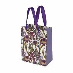 Сумка подарочная "FLORA.ИРИСЫ" 18 x 23 x 10 см, фото №1