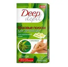 Восковые полоски Флоресан д/депил д/норм.кожи 20шт, фото №1