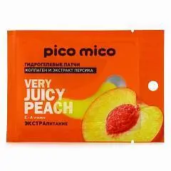 Патчи д/глаз гидрогел PICO MICO Very juicy peach, 1 пара, фото №1
