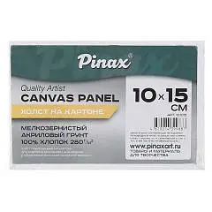 Холст на картоне  Pinax 10*15 100% хлопок 280гр, фото №1