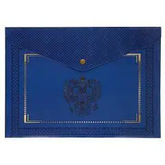 Папка на кнопке "Символика" А4 (240*330мм), фото №1