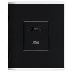 Тетрадь  48л КЛЕТКА "Notes", черный, фото №1