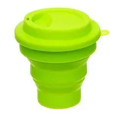 Стакан-непроливайка " deVente " одинар склад, 80*90*80мм неон са, фото №1