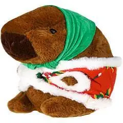 Мягкая игрушка "Капибара в платочке", 20*15см, фото №1