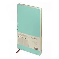 Ежедневник недат А5 "MADRID" (МЯТНЫЙ) КЛЕТКА, фото №1