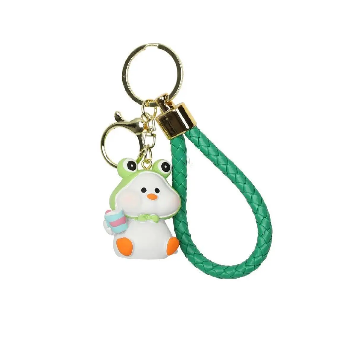 Брелок детский Утенок смола 5см КОКОС, фото №1