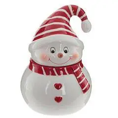 Емкость д/сыпуч продуктов "Снеговик" 600 мл, L11,5 W11,5 H17 с, фото №1