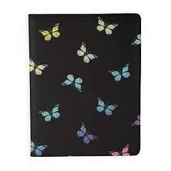 Дневник шк. "Бабочки" кожзам, фольг soft touch, фото №1