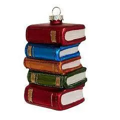 Украшение Стопка книг (стекло) 5,5х5х10 см, фото №1