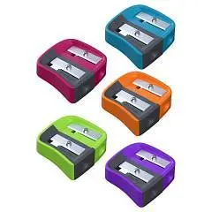 Точилка пластиковая Berlingo "Color Zone Duo", 2 отв, фото №1