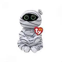 Игрушка мягкая TY Beanie Bellies Белая мумия TATTERS 15см, фото №1