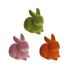 Фигурка декоративная "Заяц" 10х7х10 см,3в., фото №1