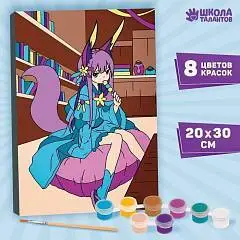 Картина по номерам «Девочка с хвостиком» 20*30см, фото №1