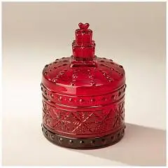 Емкость д/хранения CELEBRATION RED 9х9х12,5 см, фото №1