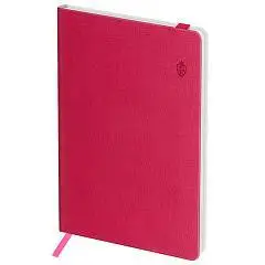 Записная книжка А6 80л кл "Classic. Berry", с резинкой, кожзам, фото №1