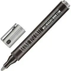 Маркер перманентный "PROFYMARK" 2мм, серебро, фото №1