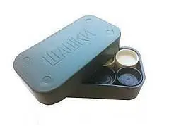 Шашки в пластиковой коробке, фото №1