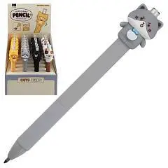 Карандаш механический "Котик" 2,0мм, HВ, ассорти, фото №1