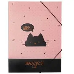 Папка на резинке А4 Sweetest cat, фото №1
