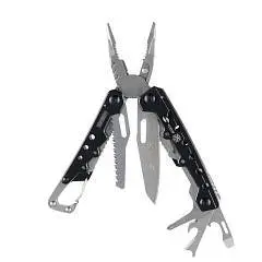 Мультитул Stinger,105x40 мм,12 функций,нерж.сталь,чёрно-серебрис, фото №1