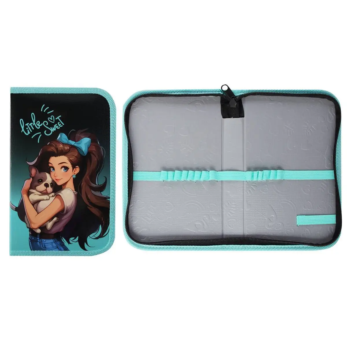 Пенал Sweet puppy 1отд  ламинированный 19*11*3см, фото №1