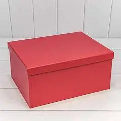 Коробка подарочная "Красная" 30*22,8*13,3 см 10-8, фото №1