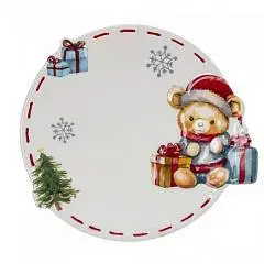 Тарелка "Веселый Новый год" L16 W15 H1,5 см, фото №1